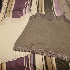 Lane Bryant lace camis